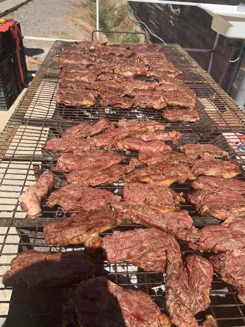 Parrilla en vivo durante un evento